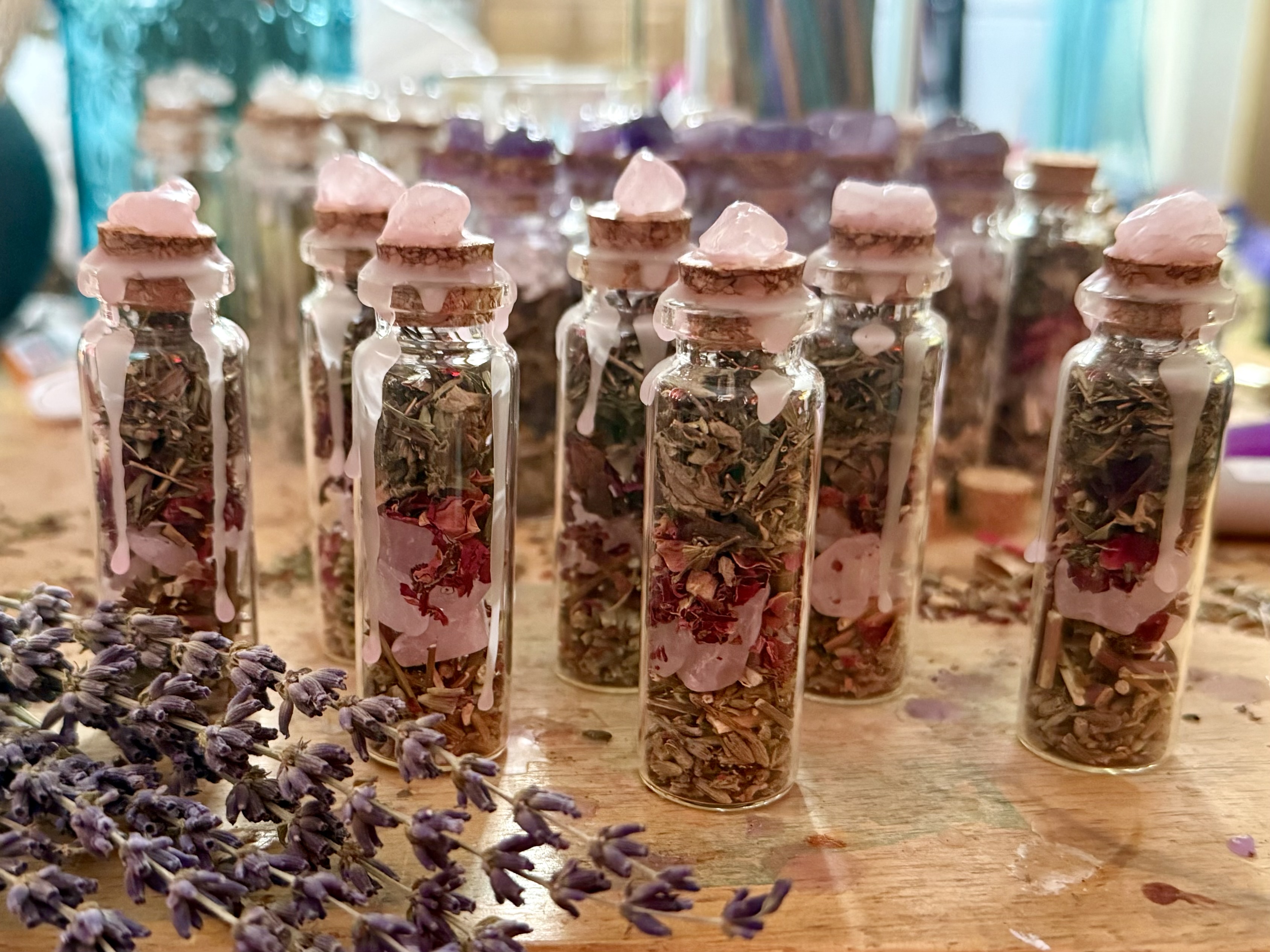 Happy Home Spell Jar handcrafted by Moth & Moon